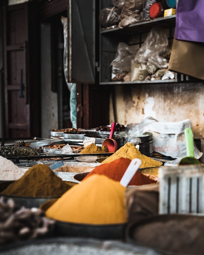 a room filled with lots of different types of food